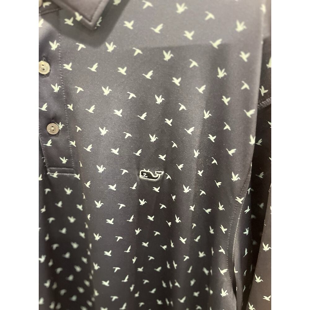 Vineyard Vines Mens OTG On The Go Sankaty XL Bird Flying Pattern 92/8 Blend Golf